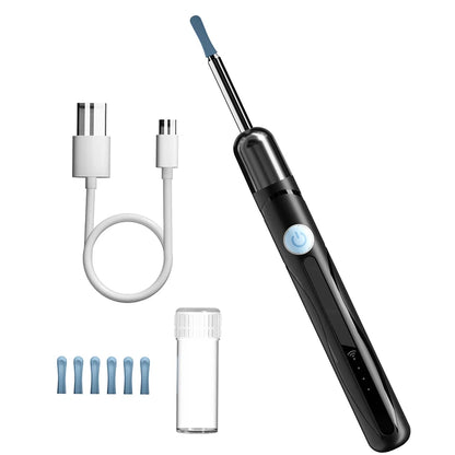 WiFi Endoscope 4.2mm 1080P Ear Picker Camera with Ear Spoon Base for iOS/Android Ear Cleaning Otoscope with Ear Wax Removal Tool